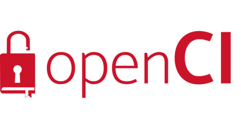 OpenCI Logo - Red Monotone